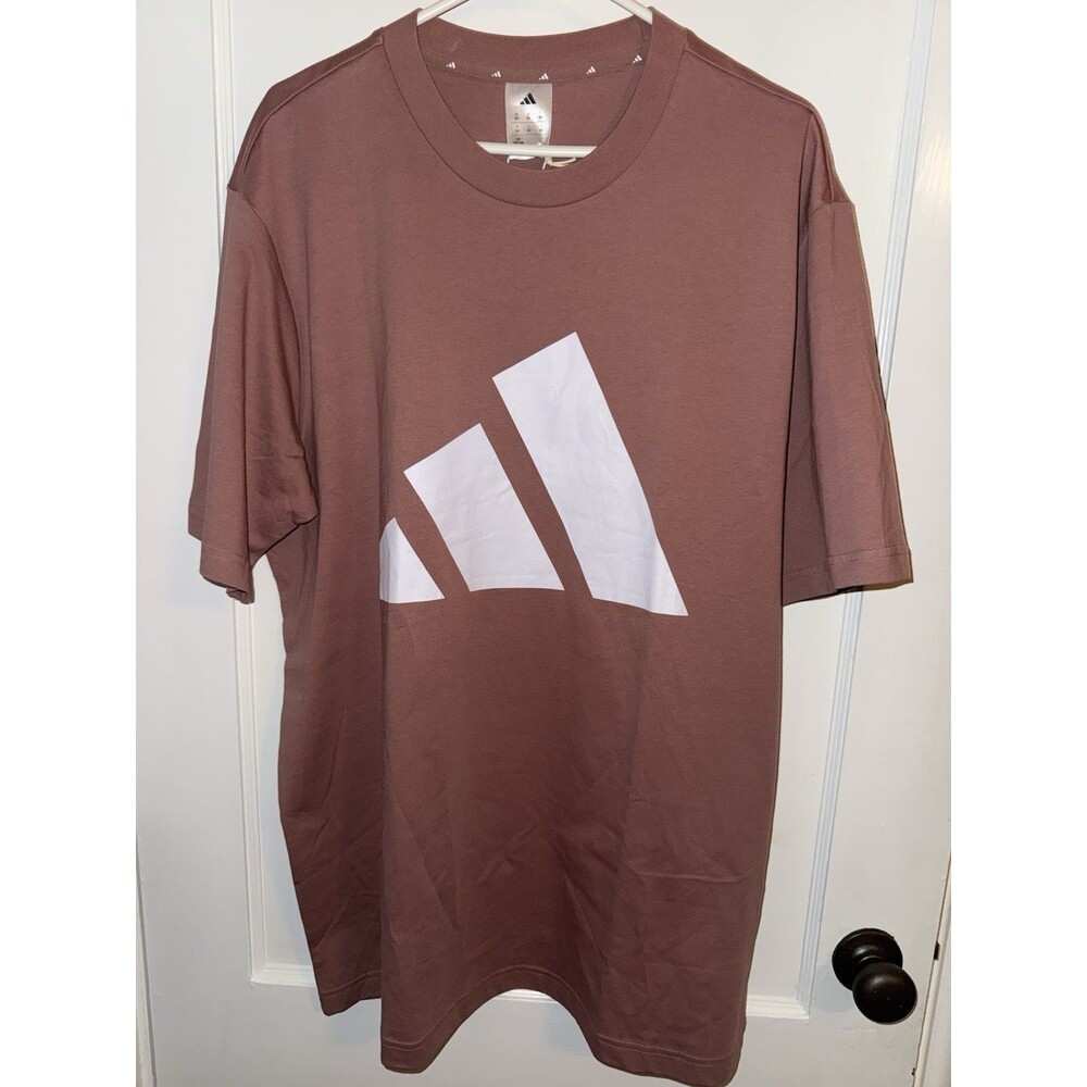 NWT Adidas Mens Size XLT Pink Cool Warm Clay Short Sleeve T Shirt